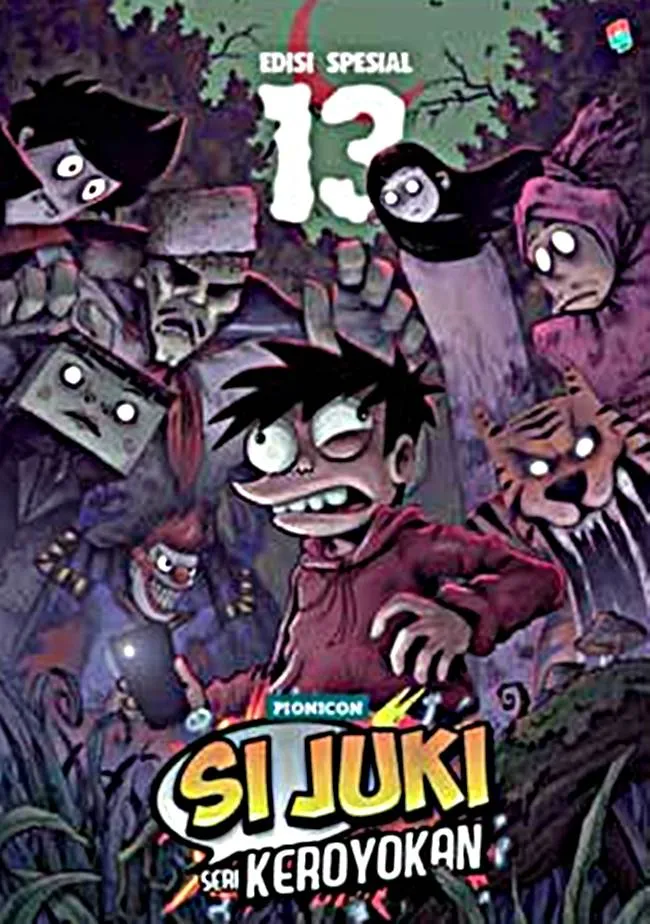 Cover Si Juki Seri Keroyokan #13 / Faza Meonk