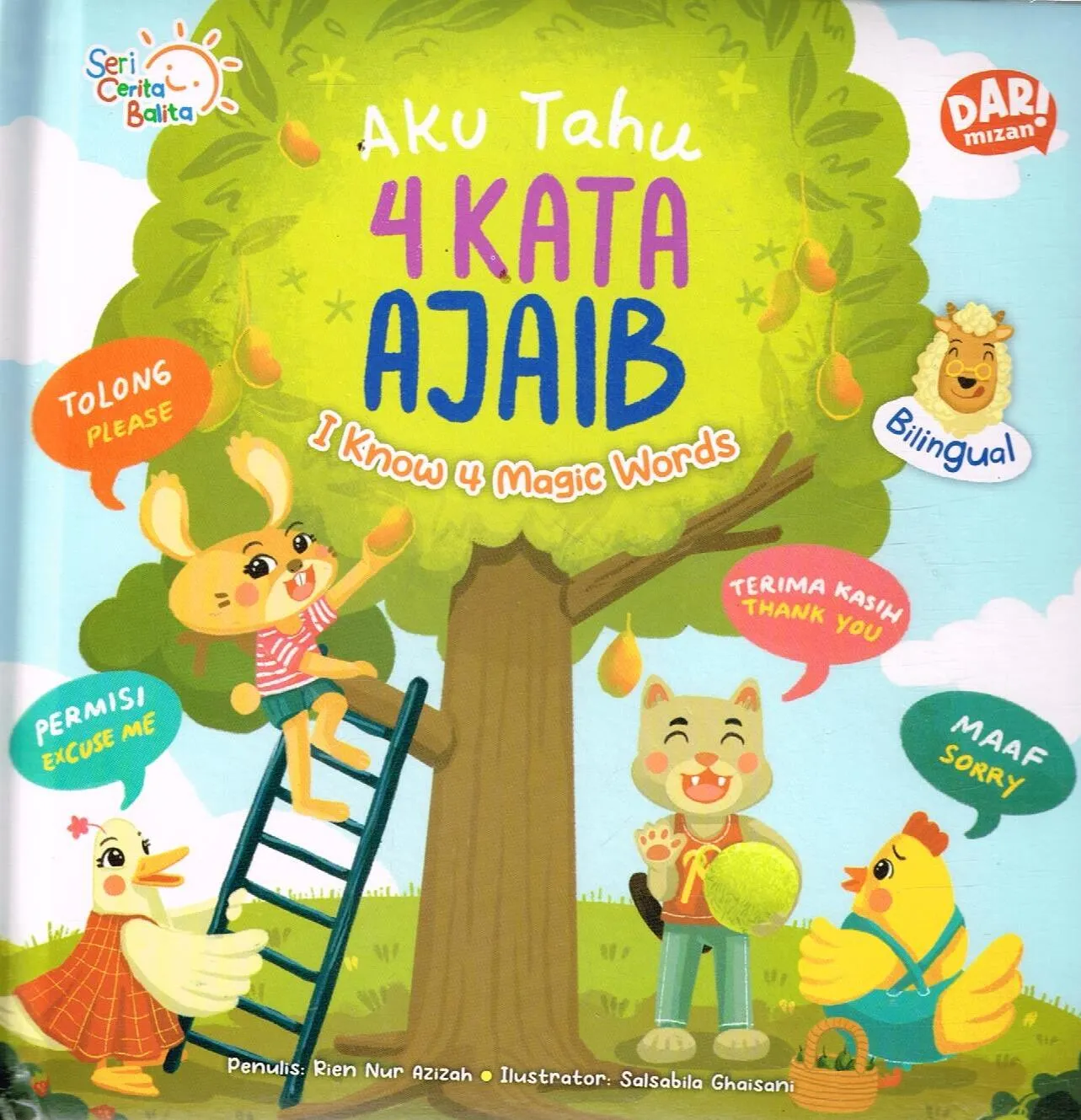 Cover AKU TAHU 4 KATA AJAIB :  I Know 4 Magic Words / Rien Nur Azizah